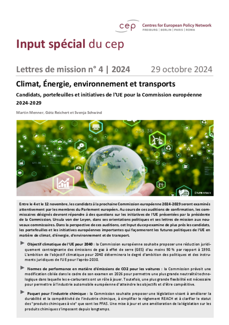 Climat, Énergie, Environnement, Transport