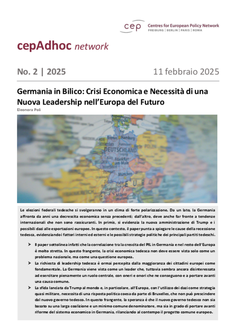 Germania in Bilico: Crisi Economica e Necessità di una Nuova Leadership nell’Europa del Futuro