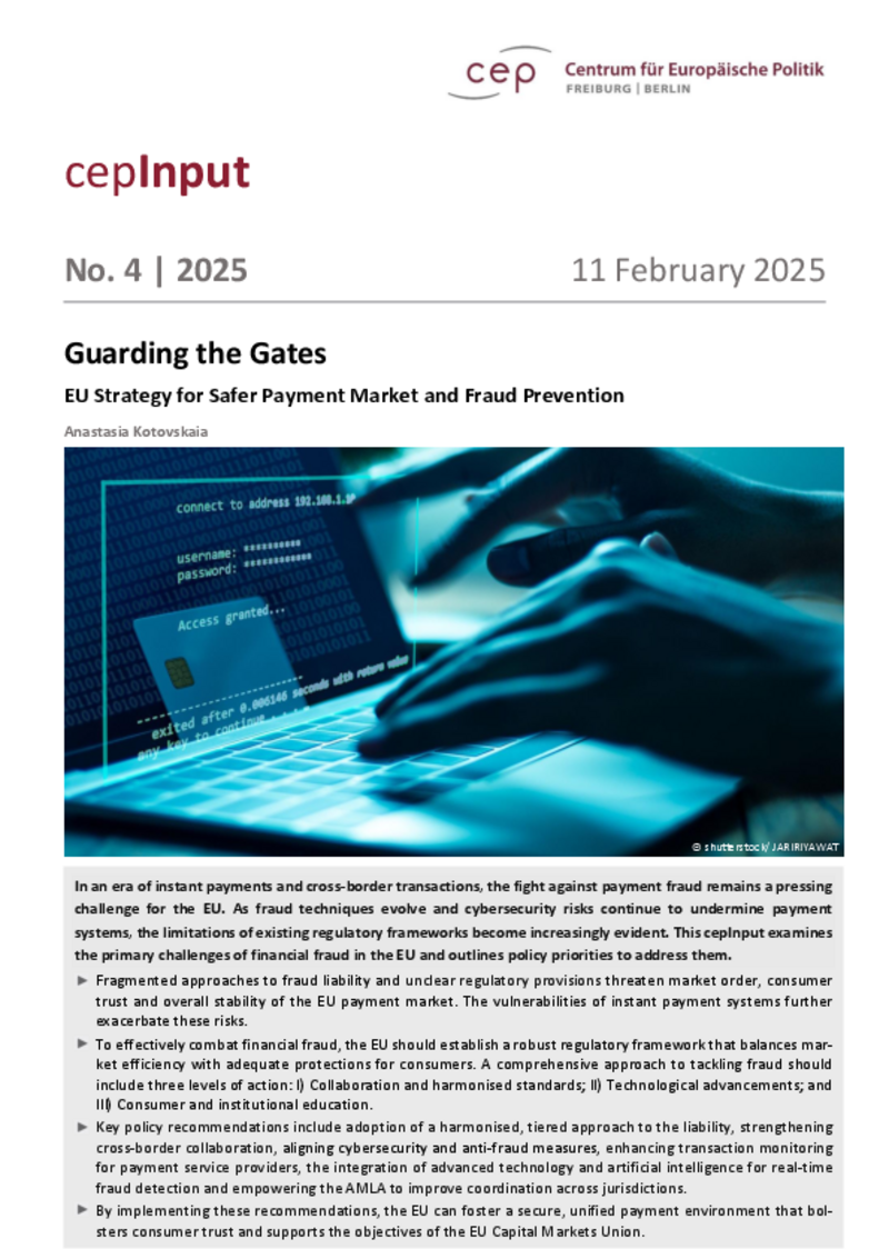 Guarding the Gates: EU Strategy for Safer Payment Market and Fraud Prevention