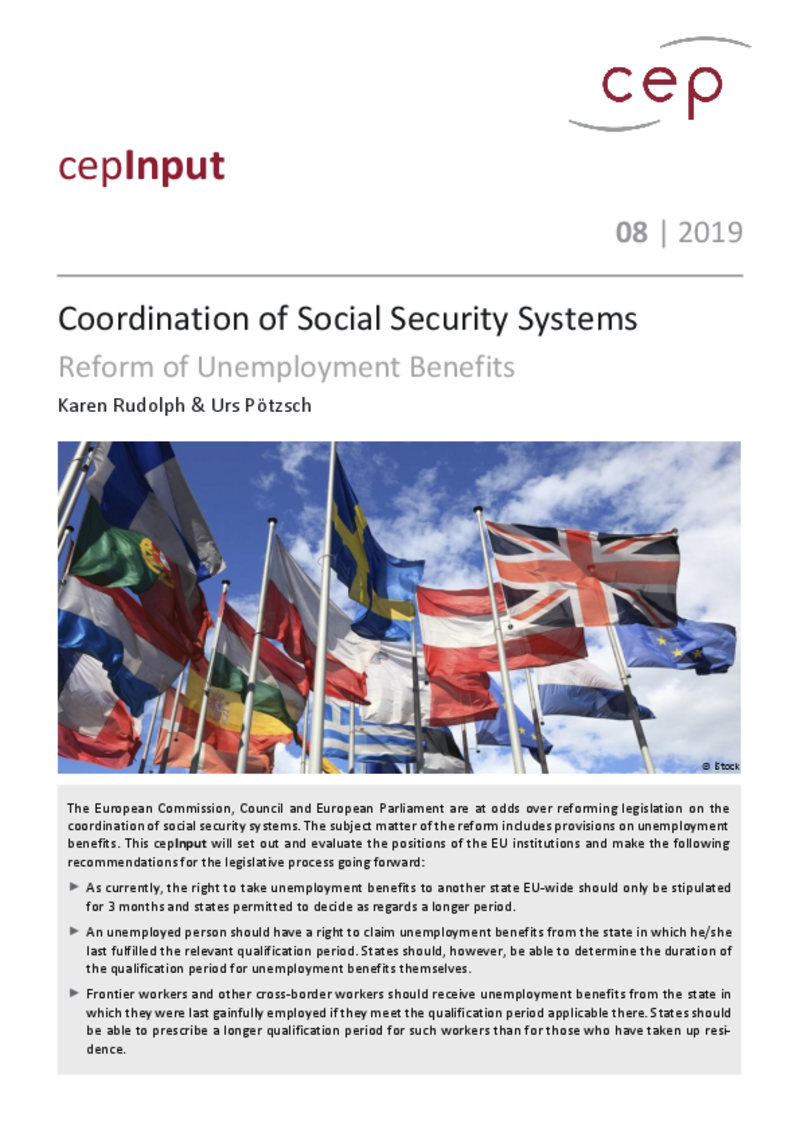 Coordination of Social Security Systems (cepInput)