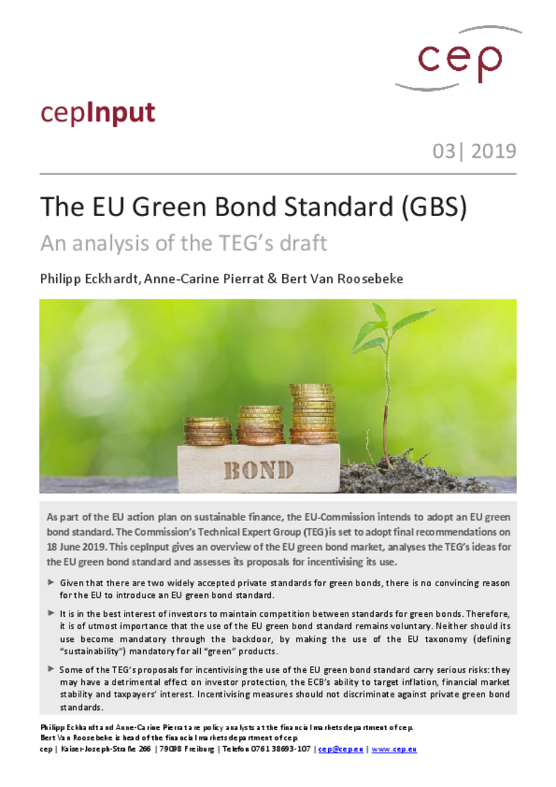 The EU Green Bond Standard