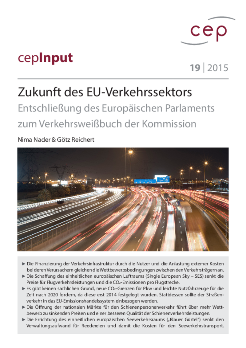 Zukunft des EU-Verkehrssektors