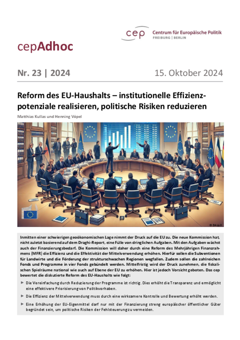 Reform des EU-Haushalts