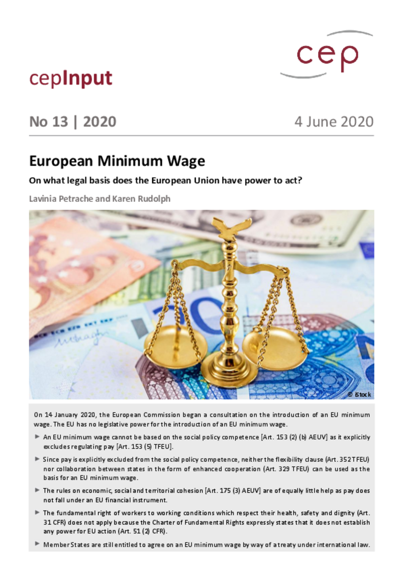 European Minimum Wage (cepInput)