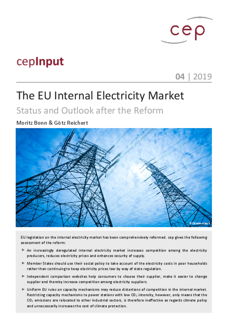 The EU Internal Electricity Market